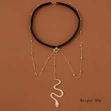 Load image into Gallery viewer, Creative Elastic Snake Long Leg Chain