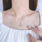 Planet Zircon necklace with stylish design