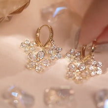 Load image into Gallery viewer, Spring Crystal Flower Earrings