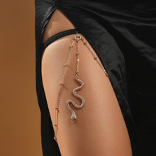 Load image into Gallery viewer, Creative Elastic Snake Long Leg Chain