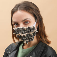 Load image into Gallery viewer, Personalized Lace Fabric Baroque Mask 2