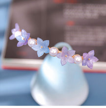 Load image into Gallery viewer, 2 pc Hanfu performance headdress pearl row hairpin handmade peony flower hairpin hair ornament fairy hairpin ancient style hairpin